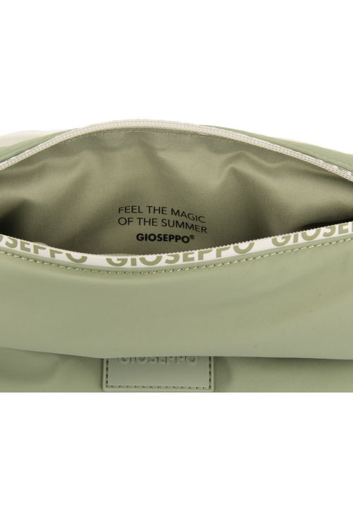 GREEN CROSSBODY BAG WITH CONTRAST HANDLE ALSEA