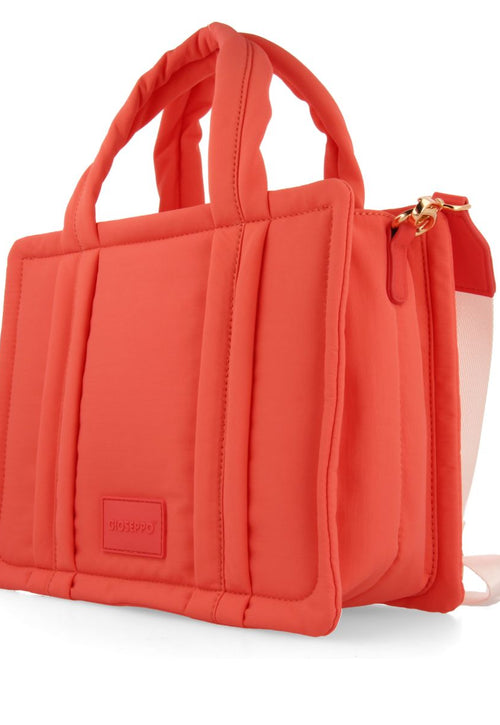 BOLSO CORAL CON ASAS Y BANDOLERA GEREI