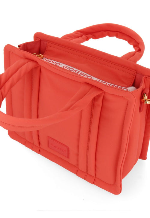 BOLSO CORAL CON ASAS Y BANDOLERA GEREI