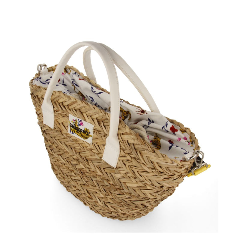 CAPAZO BLANCO CON ACENTOS DE COLOR KELCYRE