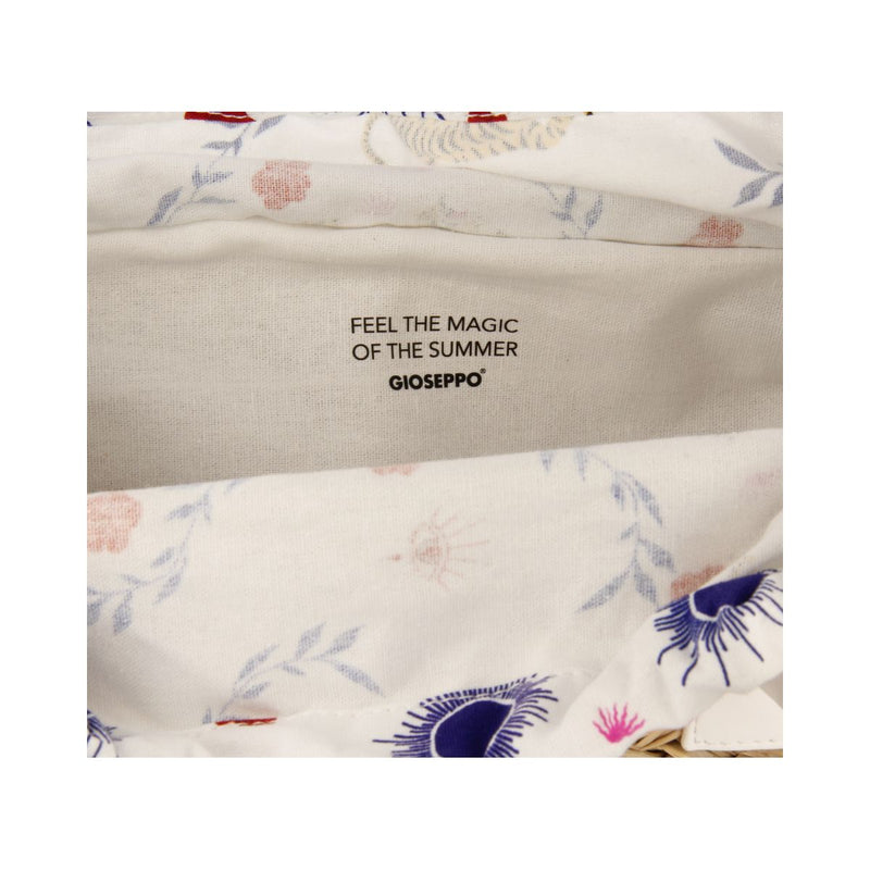 CAPAZO BLANCO CON ACENTOS DE COLOR KELCYRE