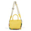 YELLOW BAG WITH HANDLES AND CROSSBODY STRAP LANEAST