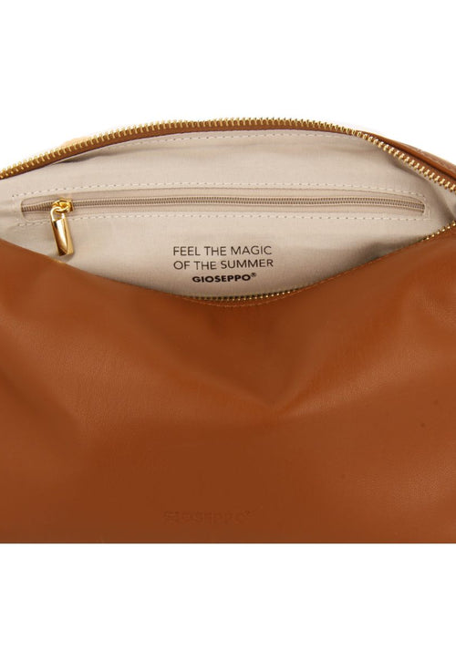 BOLSO COLOR CUERO CON BANDOLERA CARANTEC 