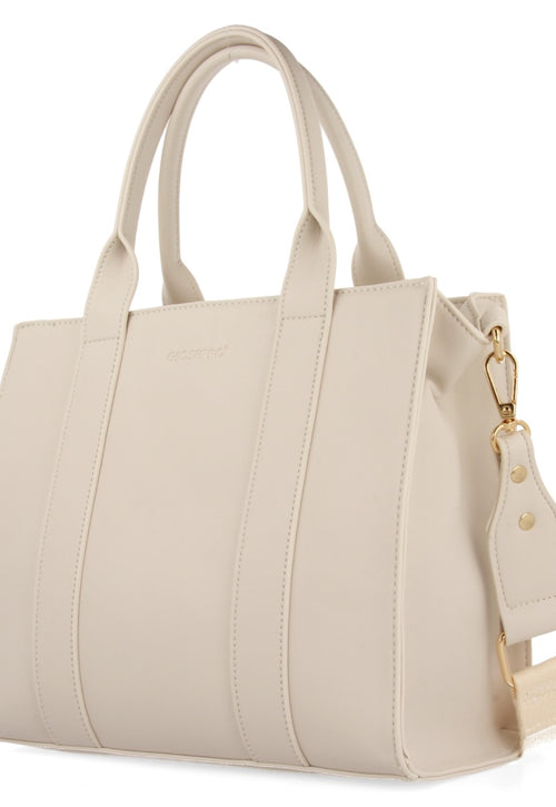 MINI BOLSA DE OMBRO COR BEGE MALONE 