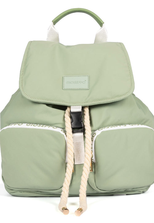 MOCHILA VERDE DE NYLON CON CONTRASTES DE COLOR BONSALL