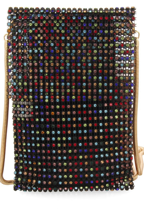 MINI BOLSO NEGRO DE MALLA METÁLICA SEILLANS