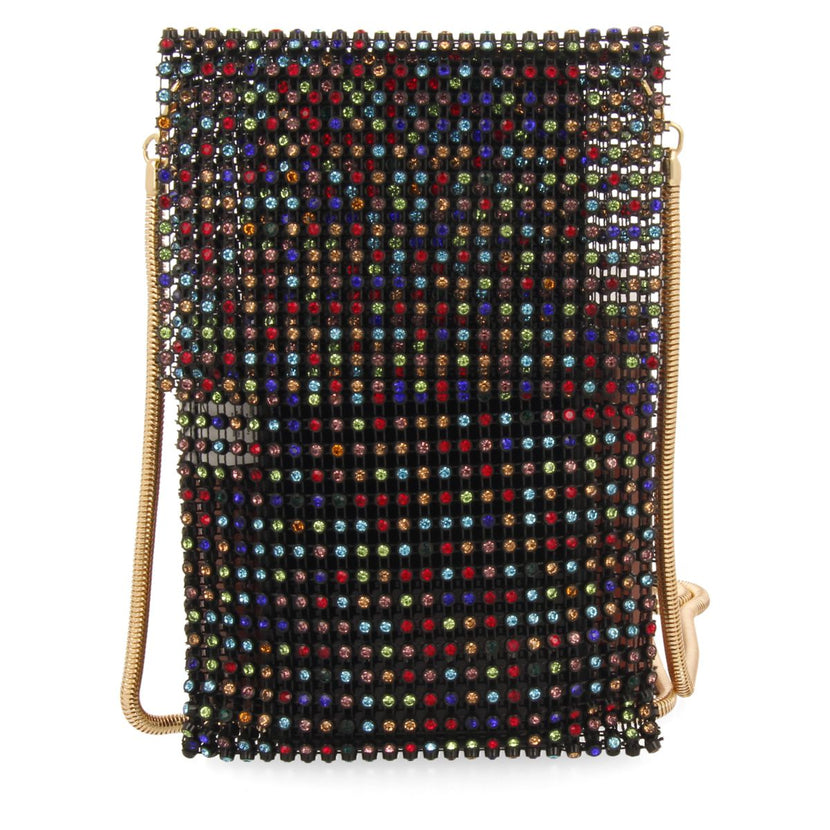 MINI BOLSO NEGRO DE MALLA METÁLICA SEILLANS