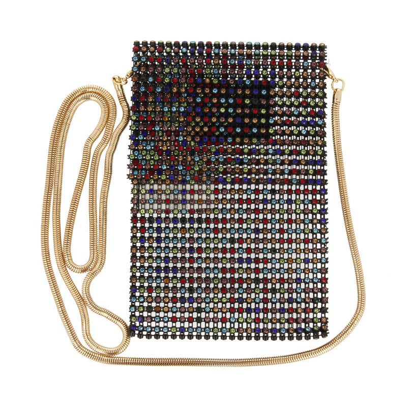 MINI BOLSO NEGRO DE MALLA METÁLICA SEILLANS