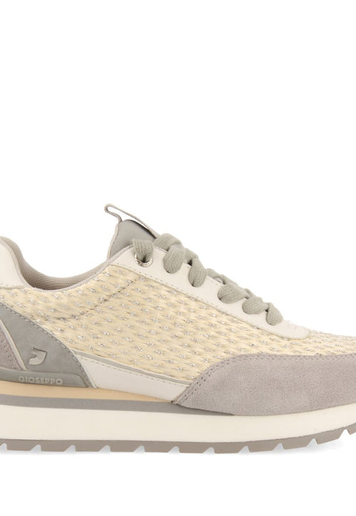 SNEAKERS PLATEADAS CON DETALLES TRENZADOS PARA MUJER GAGGI