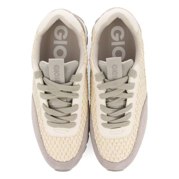 SNEAKERS PLATEADAS CON DETALLES TRENZADOS PARA MUJER GAGGI