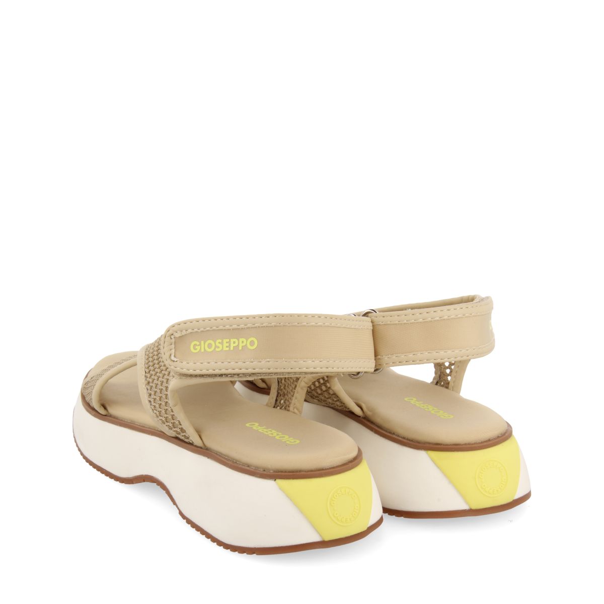 SANDALIAS DEPORTIVAS BEIGE DE REJILLA PARA MUJER VALDINA