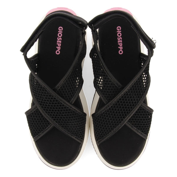 SANDALIAS DEPORTIVAS NEGRAS DE REJILLA PARA MUJER VALDINA