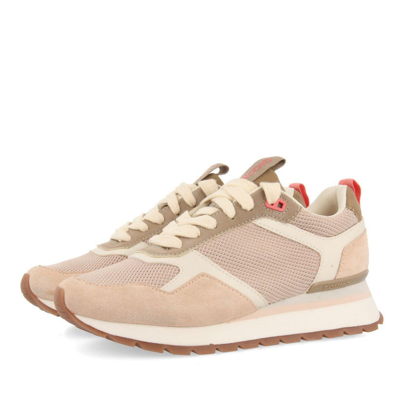 SNEAKERS NUDE CON DETALLES MULTICOLOR PARA MUJER WAUSAU