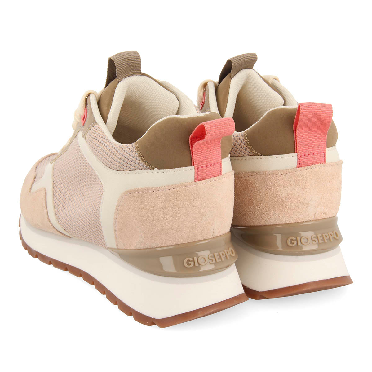 SNEAKERS NUDE CON CUÑA INTERNA Y DETALLES MULTICOLOR PARA MUJER RANDAZZO