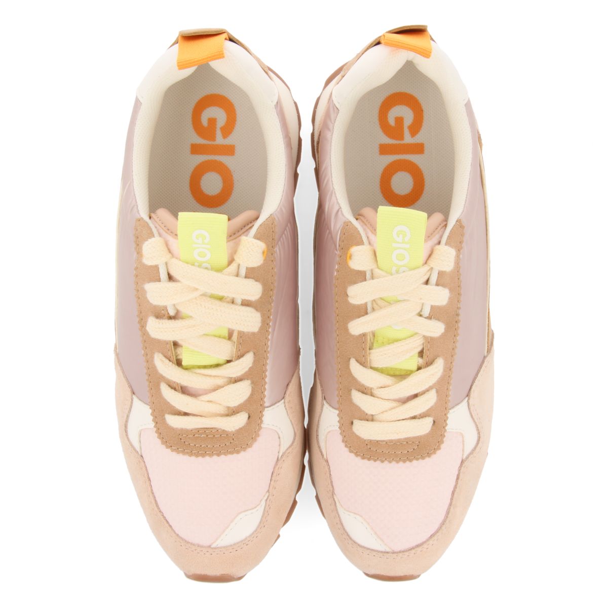 SNEAKERS NUDE BRILLANTE CON DETALLES MULTICOLOR PARA MUJER SAMOSET