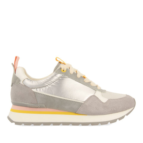 SNEAKERS PLATEADAS CON DETALLES MULTICOLOR PARA MUJER SAMOSET