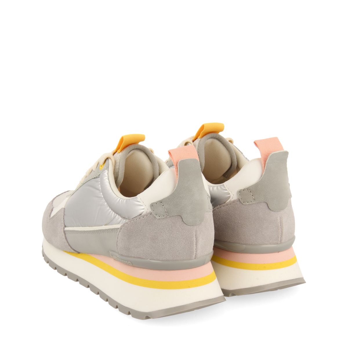 SNEAKERS PLATEADAS CON DETALLES MULTICOLOR PARA MUJER SAMOSET