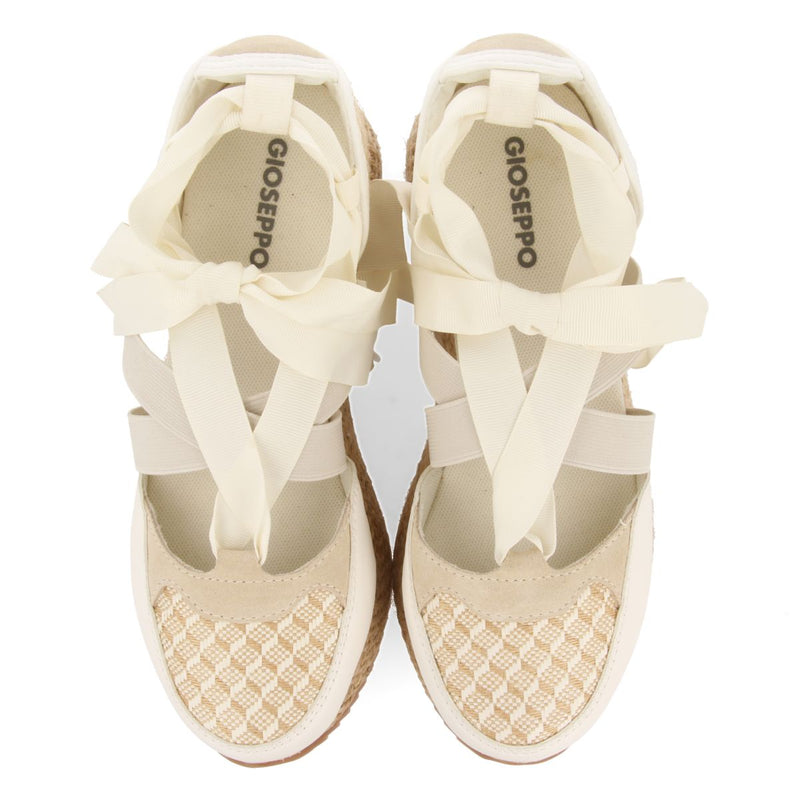 SANDALIAS DEPORTIVAS OFF-WHITE CON CUÑA PARA MUJER OTLLAK