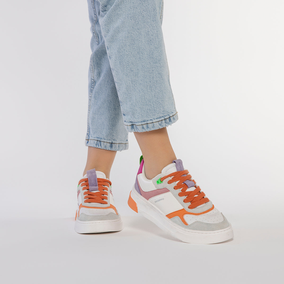 MULTICOLOR RETRO STYLE SNEAKERS FOR WOMEN AGLIENTU