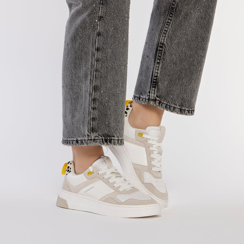 SNEAKERS OFF-WHITE ESTILO RETRO PARA MUJER PENWITH