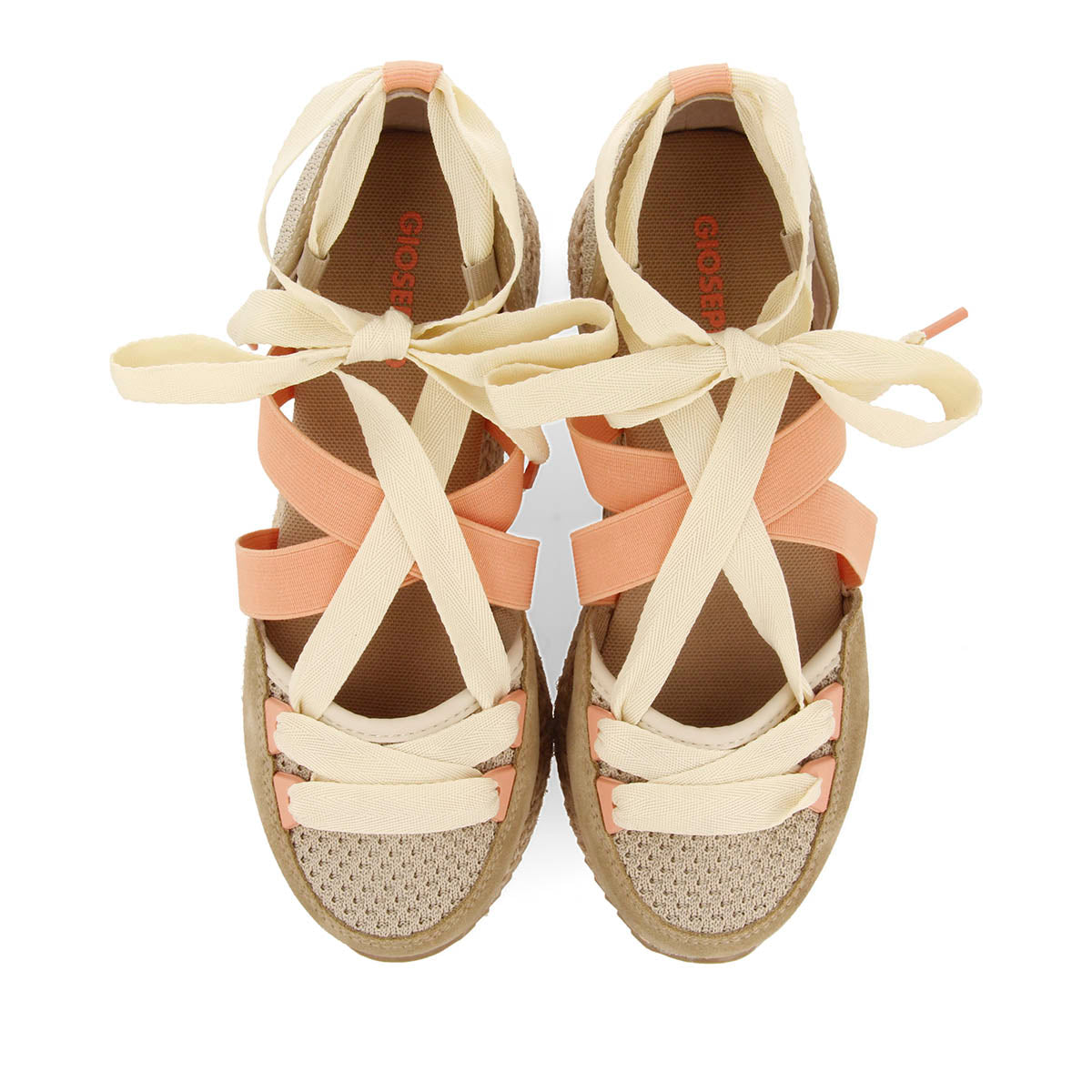 SNEAKERS ABIERTOS BEIGE CON CUÑA PARA MUJER TOTNES