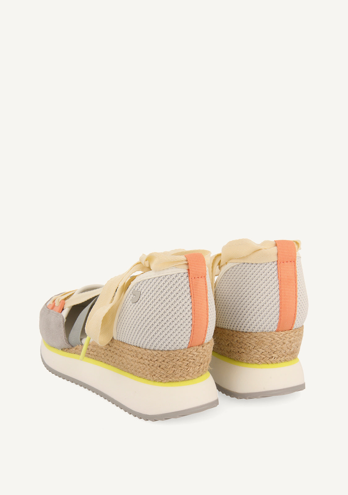 SNEAKERS ABIERTOS BLANCOS CON CUÑA PARA MUJER SAMOBOR