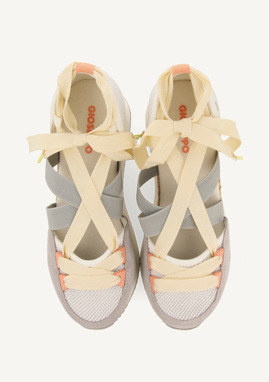 SNEAKERS ABIERTOS BLANCOS CON CUÑA PARA MUJER SAMOBOR