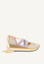 SNEAKERS ABIERTOS MALVA CON CUÑA PARA MUJER SAMOBOR