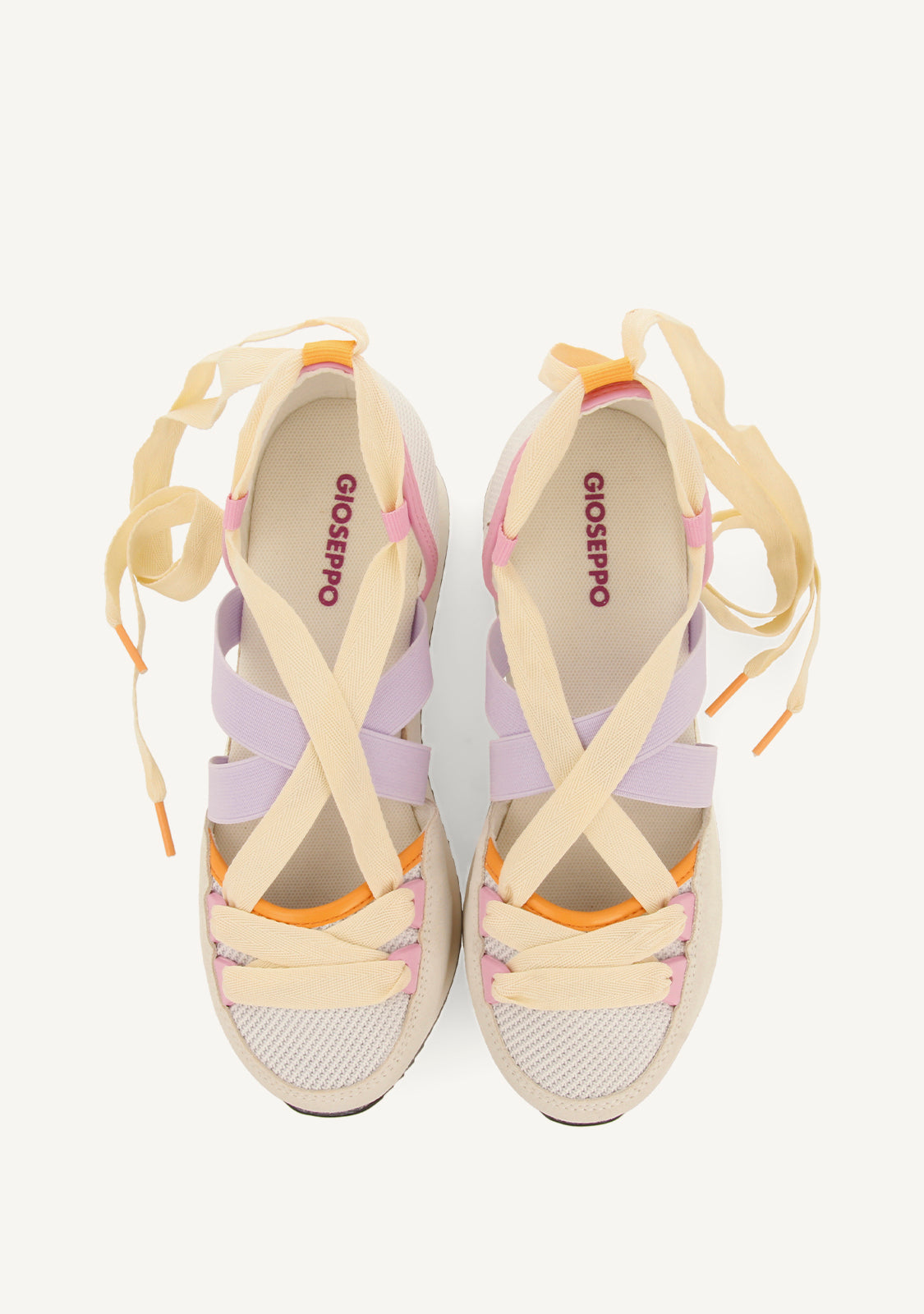 SNEAKERS ABIERTOS MALVA CON CUÑA PARA MUJER SAMOBOR