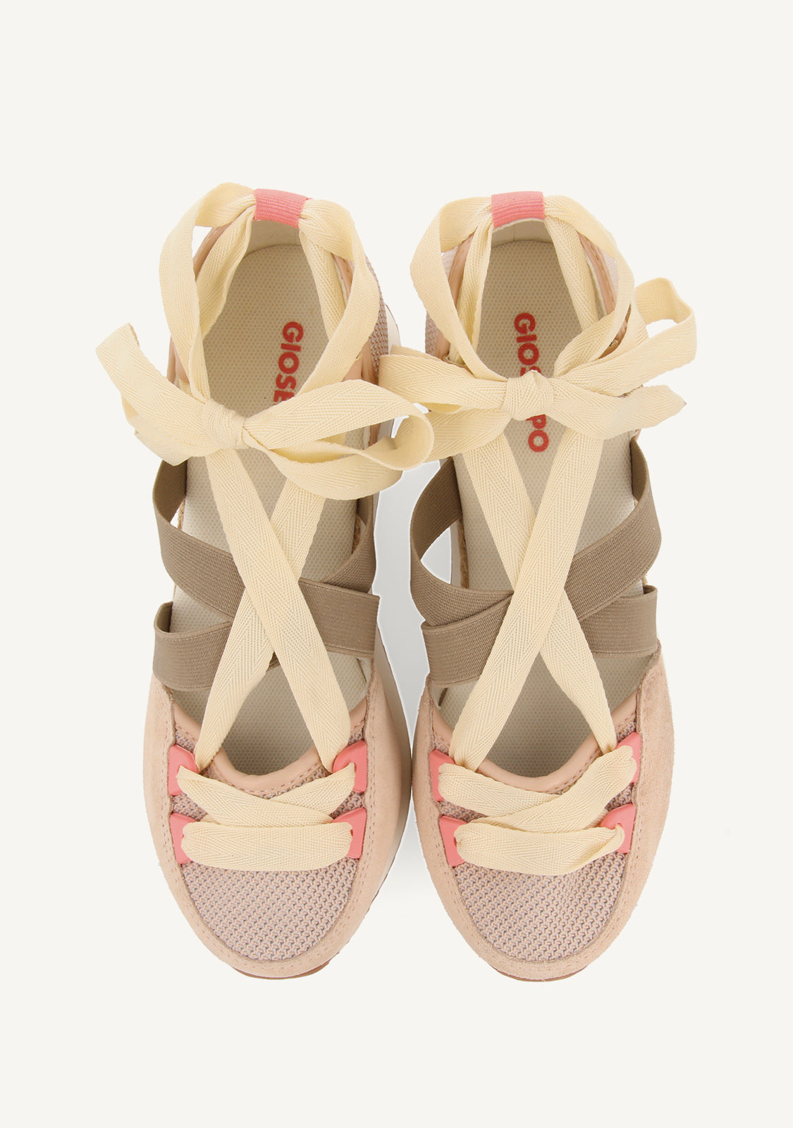 SNEAKERS ABIERTOS NUDE CON CUÑA PARA MUJER SAMOBOR