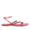 SANDALIAS FUCSIA DE PIEL CON PEDRERÍA PARA MUJER SORLINGAS