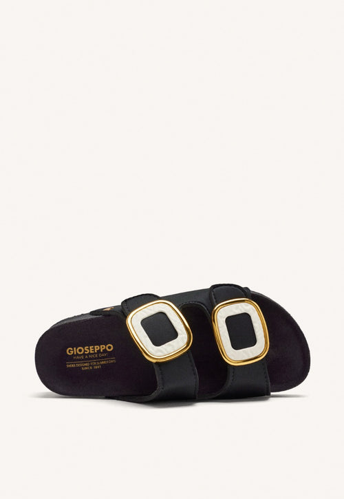 BUDAORS WOMEN'S OFF WHITE JEWEL EMBELLISHED BIO STYLE SANDALS