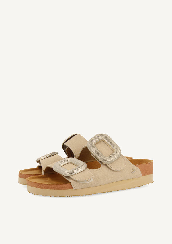 ICE COLOURED SANDALS WITH JEWEL EMBELLISHMENT FOR WOMEN COVERT