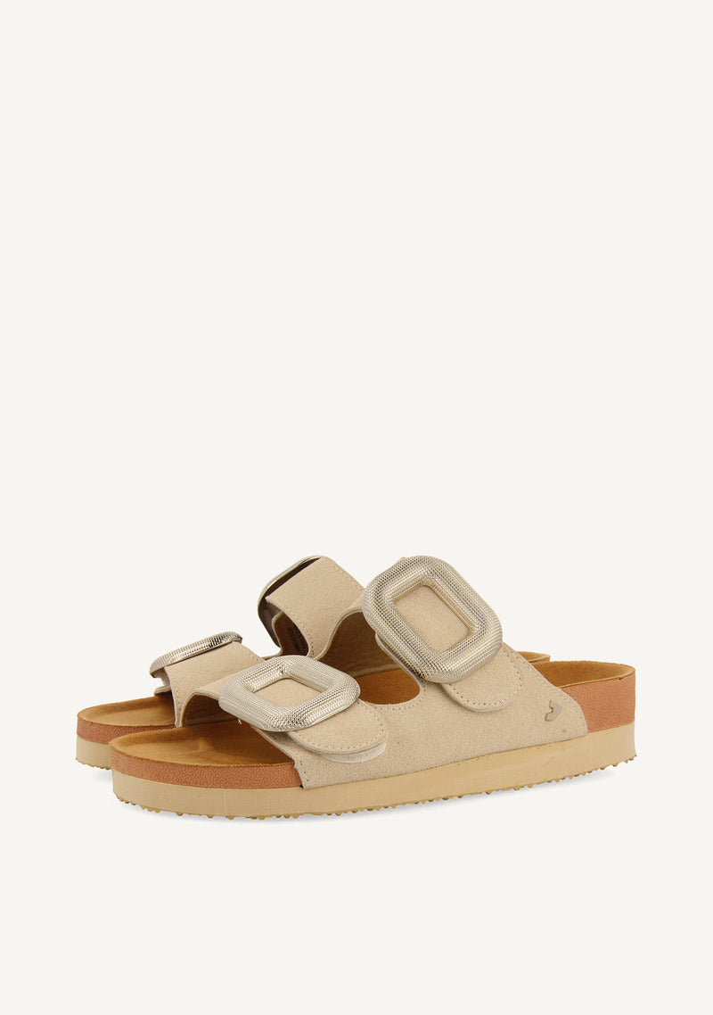 ICE COLOURED SANDALS WITH JEWEL EMBELLISHMENT FOR WOMEN COVERT