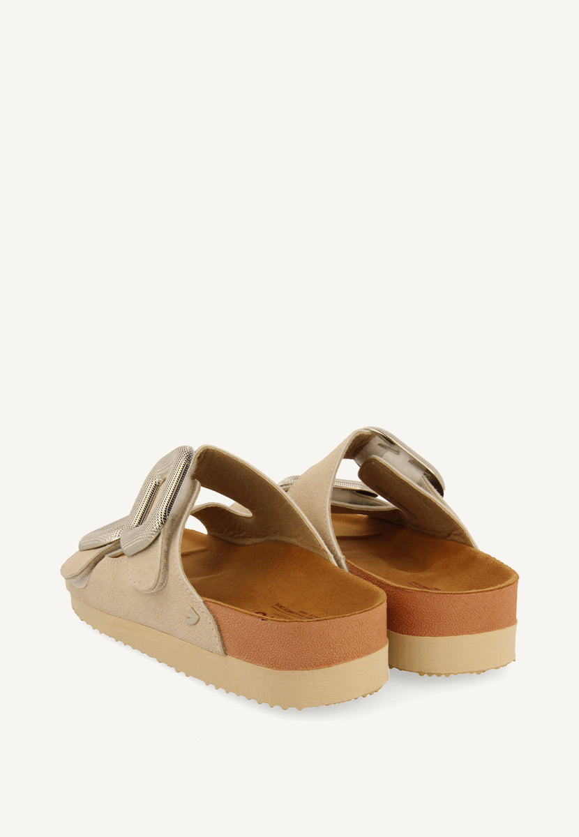 ICE COLOURED SANDALS WITH JEWEL EMBELLISHMENT FOR WOMEN COVERT