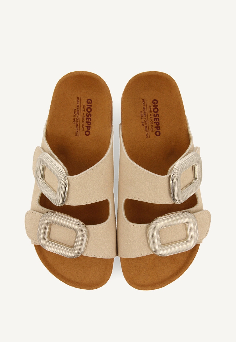ICE COLOURED SANDALS WITH JEWEL EMBELLISHMENT FOR WOMEN COVERT