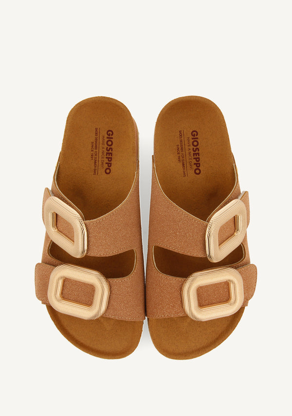 NUDE SANDALS WITH JEWEL EMBELLISHMENT FOR WOMEN COVERT