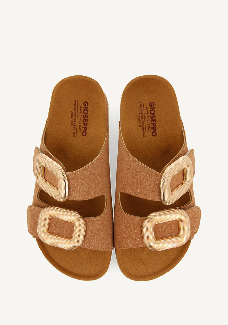 NUDE SANDALS WITH JEWEL EMBELLISHMENT FOR WOMEN COVERT