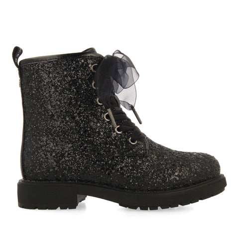 SEQUINED BOOTS AND TULLE SURANY