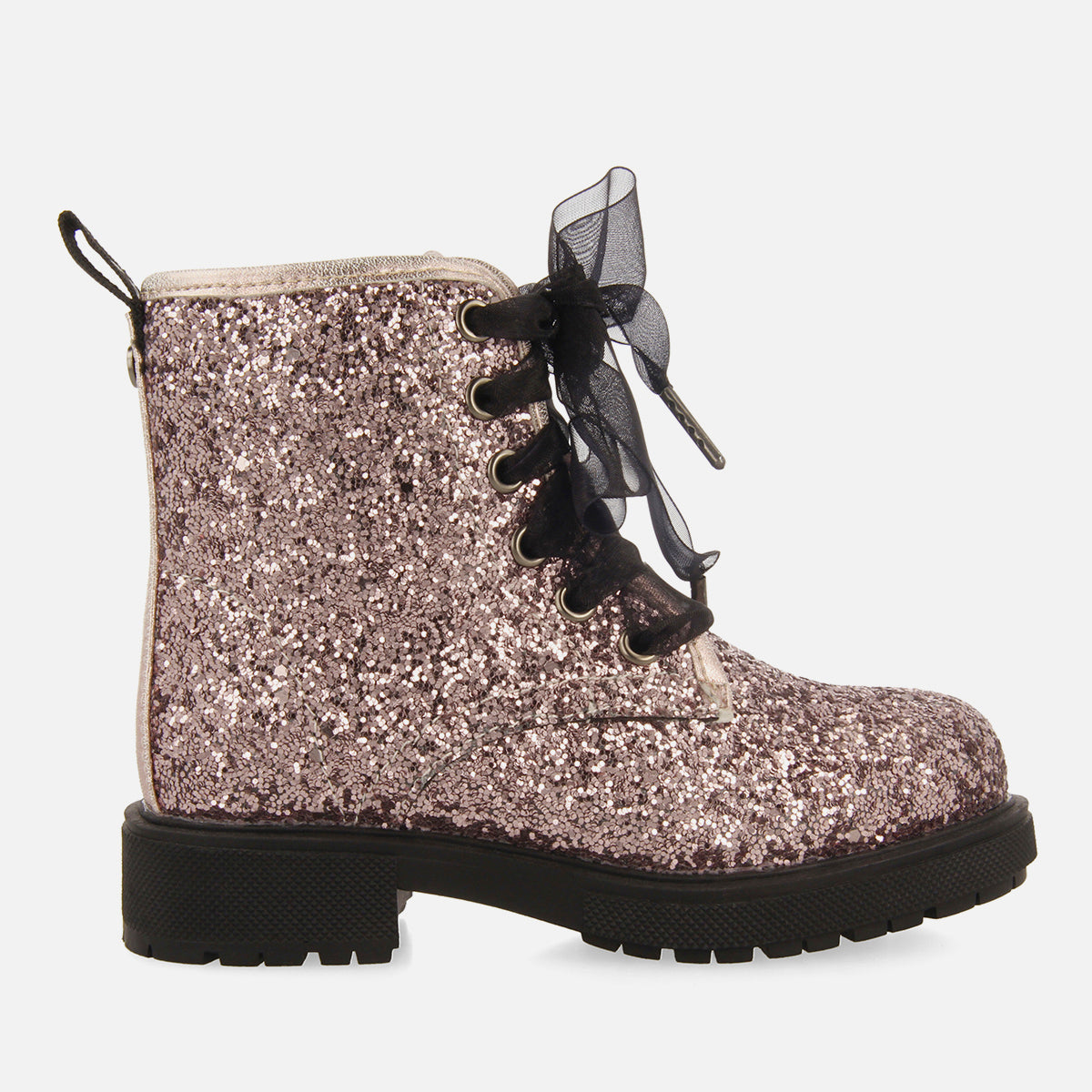 SEQUINED BOOTS AND TULLE SURANY