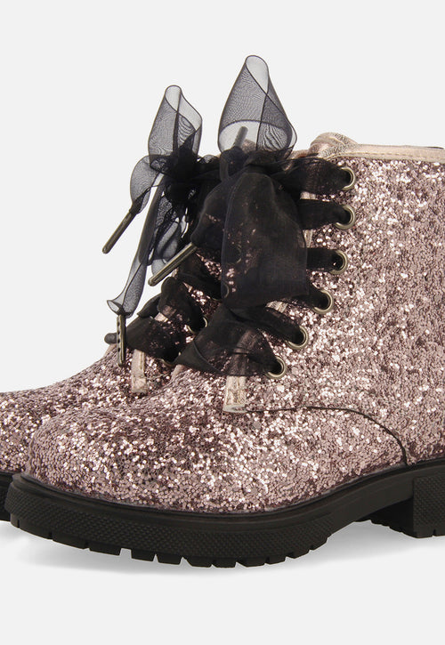 SEQUINED BOOTS AND TULLE SURANY