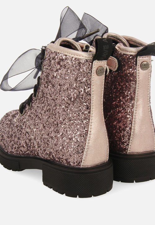 SEQUINED BOOTS AND TULLE SURANY