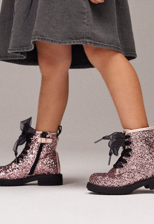 SEQUINED BOOTS AND TULLE SURANY