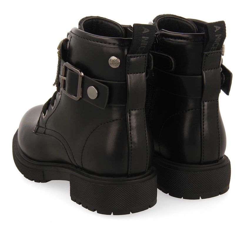 MILITARY STYLE BOOTS WITH REMOVABLE RHINESTONE STRAP ROSKILDE