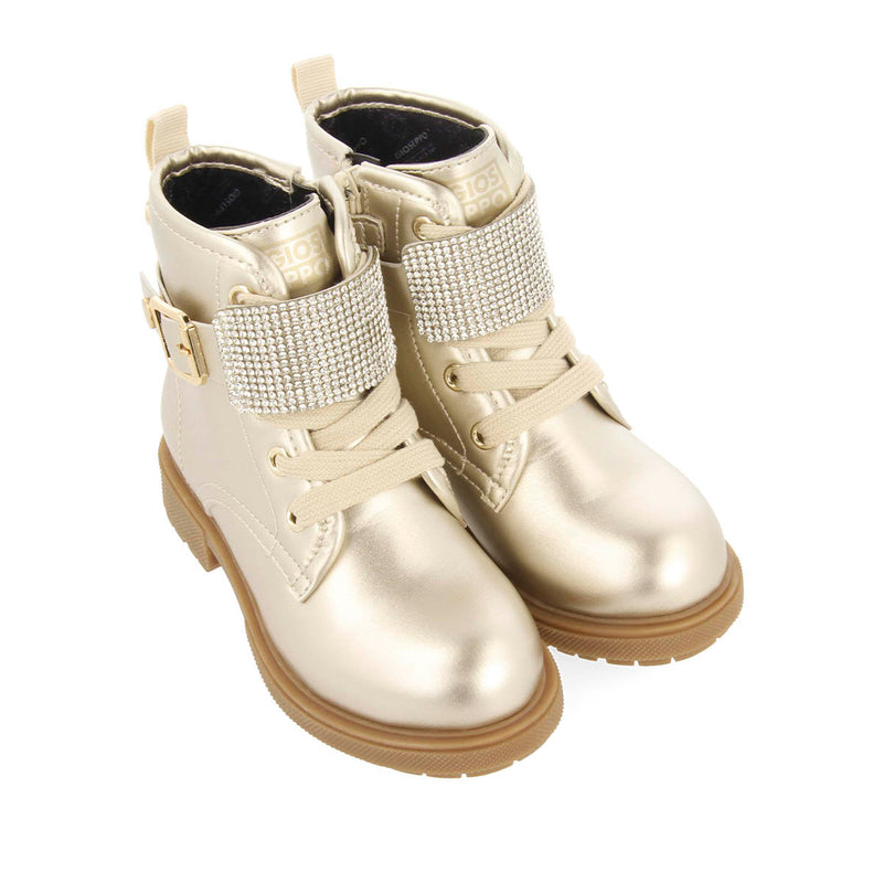 BOTAS ESTILO MILITAR PULSERA STRASS DE QUITA Y PON ROSKILDE