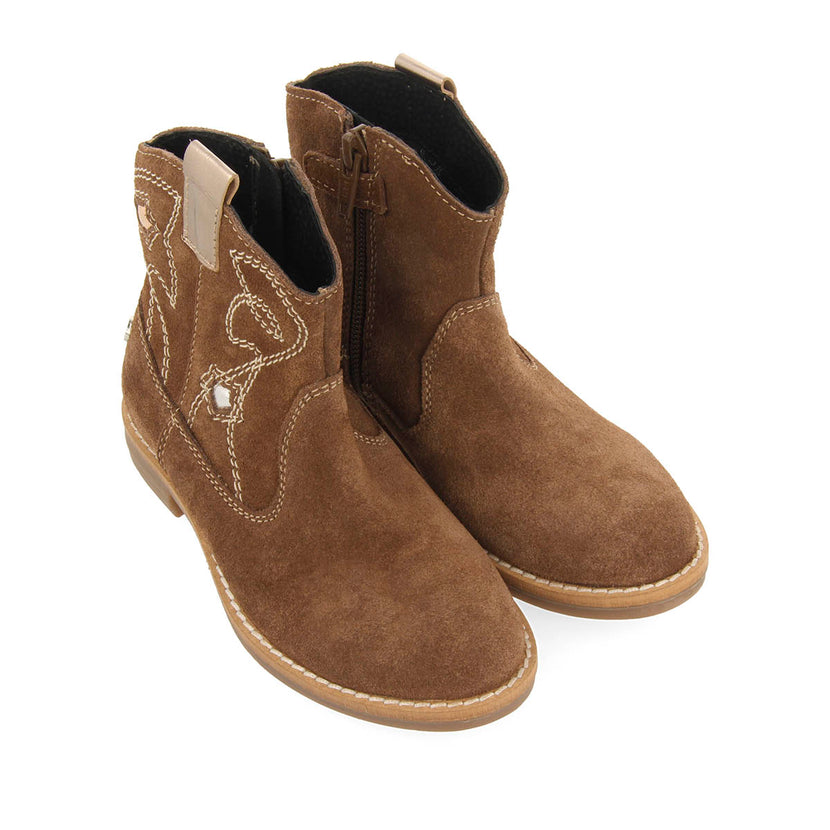 SUEDE LEATHER COWBOY BOOTS FROM DETVA