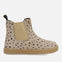 SUEDE BOOTS WITH STARS AND LEATHER DETAILS