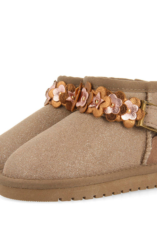 BOTINES AUSTRALIANOS PIEL FLORES LINT