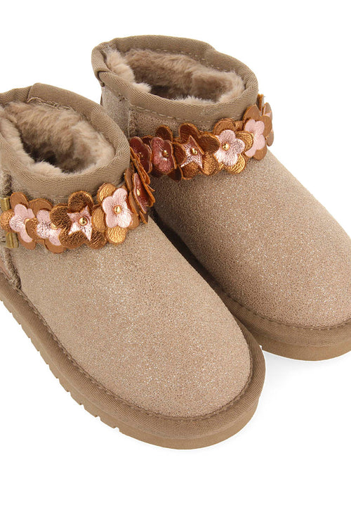 BOTINES AUSTRALIANOS PIEL FLORES LINT