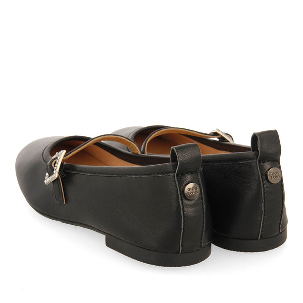 BALLET SLIPPERS WITH STRASS IN LEATHER PALERMO